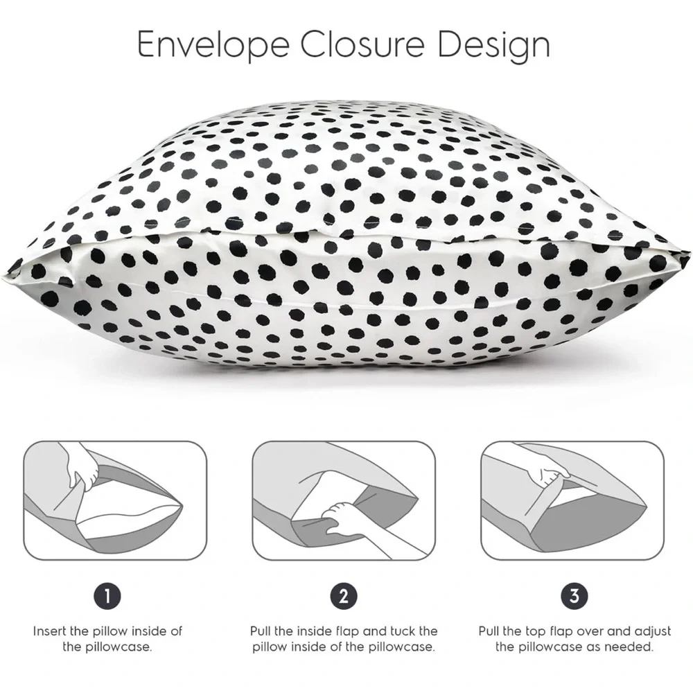 NEW - 2 Taft’s Silk Pillow Cases - Envelope Closure, Cooling, Natural, Organic